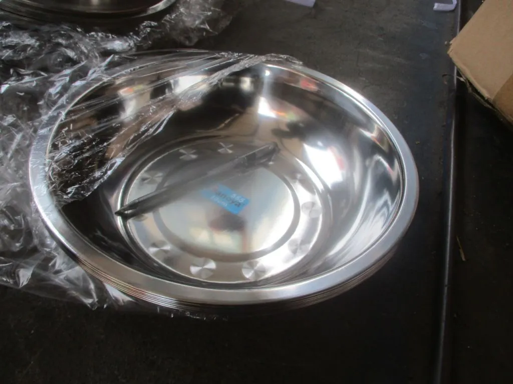 Waskom Stainless Lingkaran | Diameter 22 cm