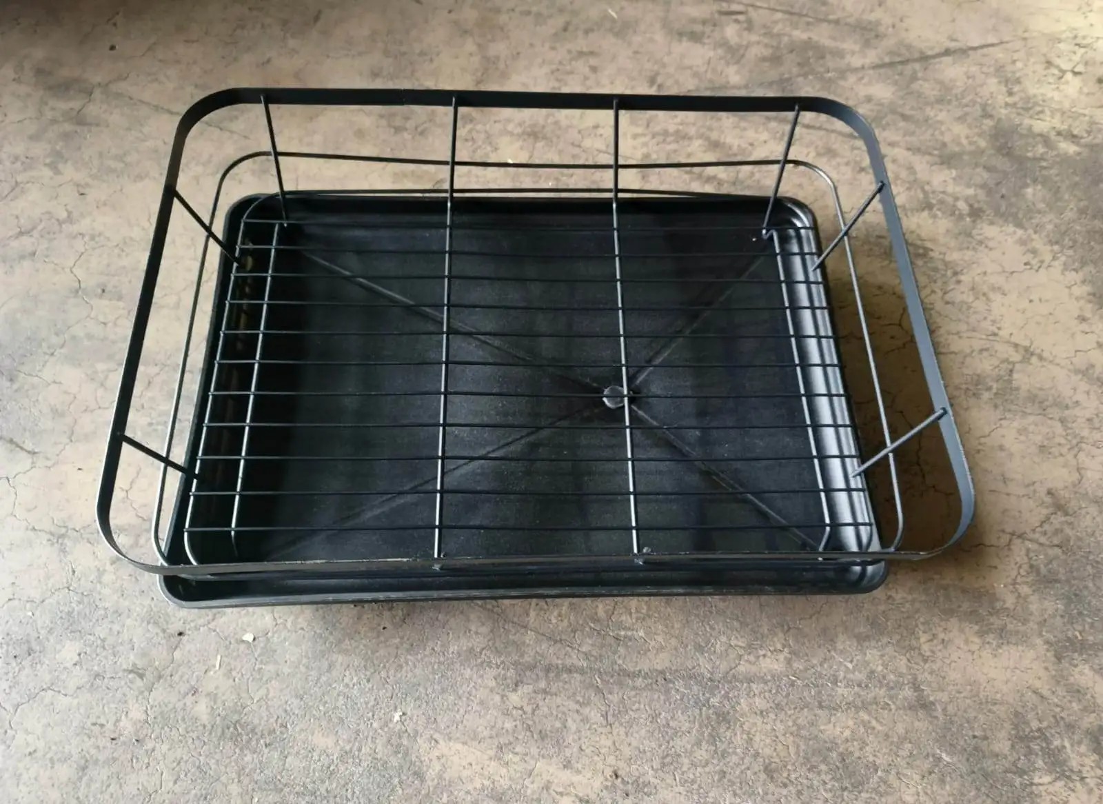 Rak Pengering Piring Mangkuk 1 Tingkat 43x30x12 cm