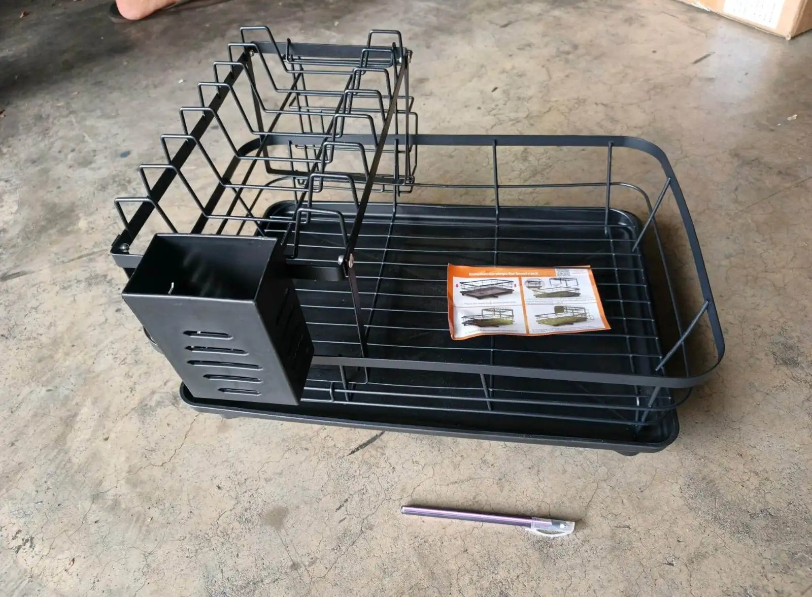 Rak Pengering Piring Mangkuk 2 Tingkat 43x30x23 cm