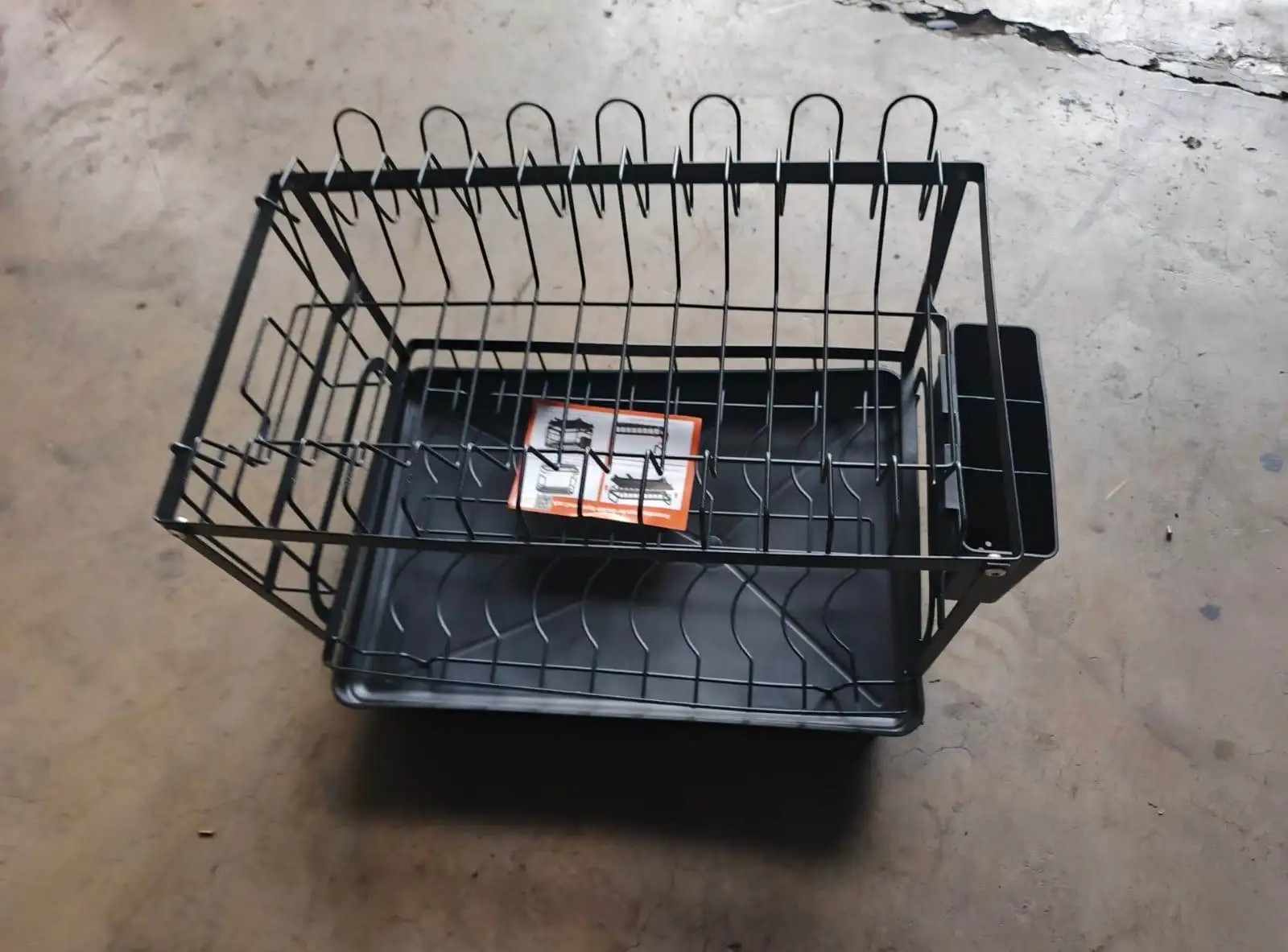 Rak Pengering Piring Mangkuk 2 Tingkat 41x38x30 cm
