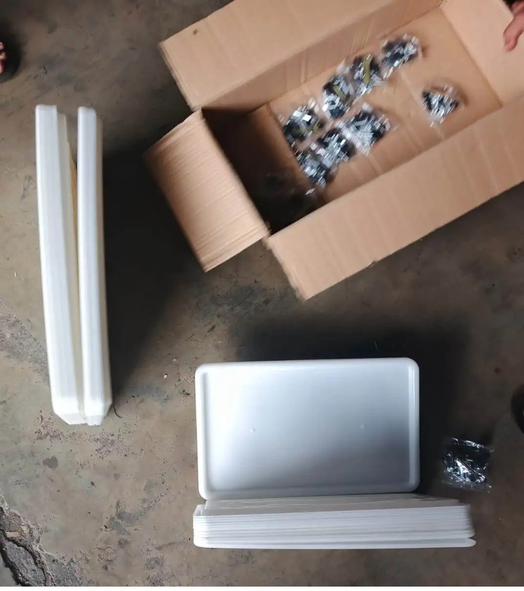 Sparepart Rak Piring - Nampan Wadah Sendok dan Baut (1 Karton)