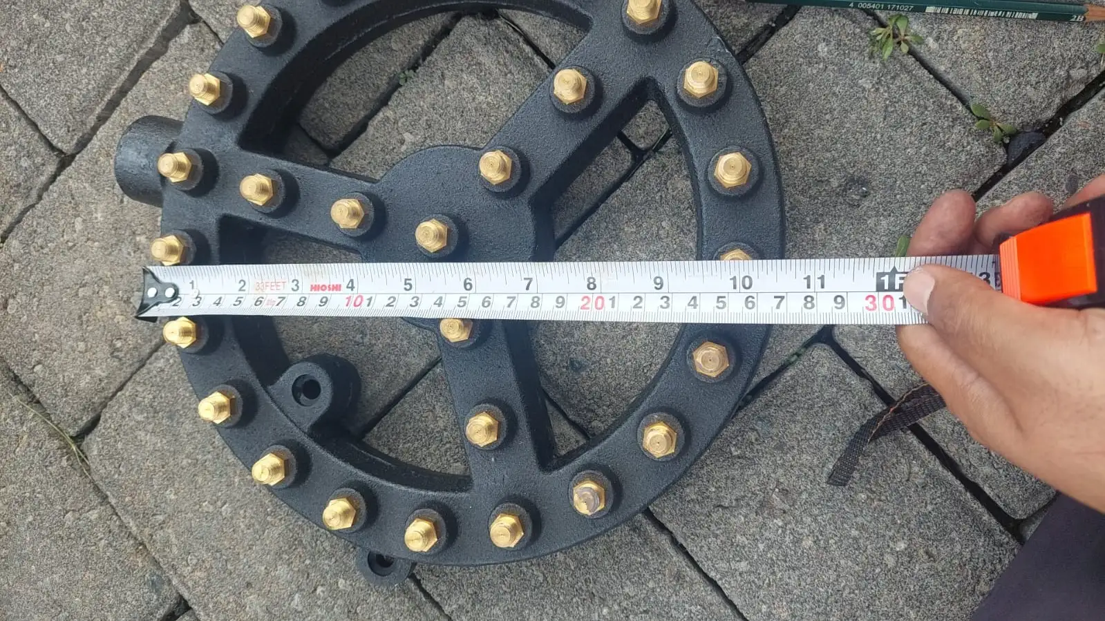Pembakar Kompor Bulat Berbagai Diameter